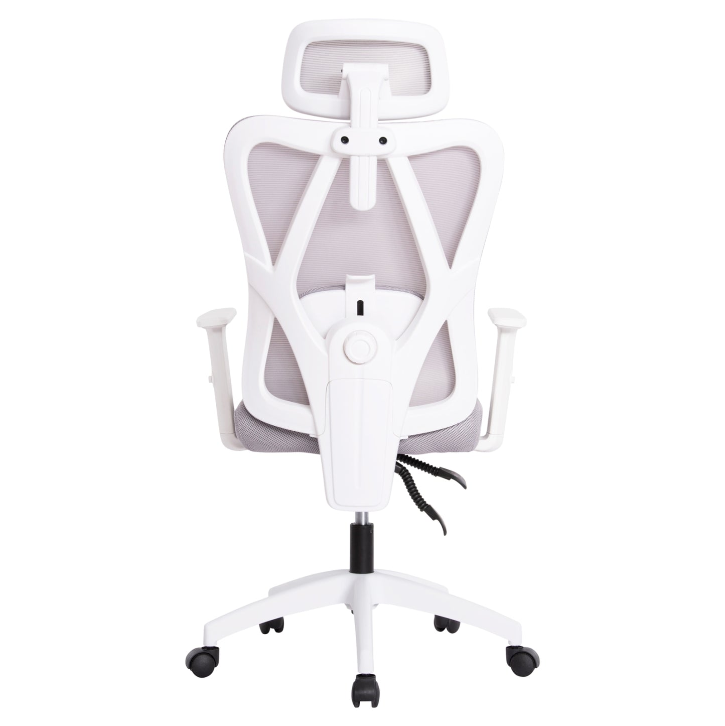OFFICE CHAIR MEXER HM1195.02 GREY MESH-WHITE PP BASE 68x70x136Hcm.