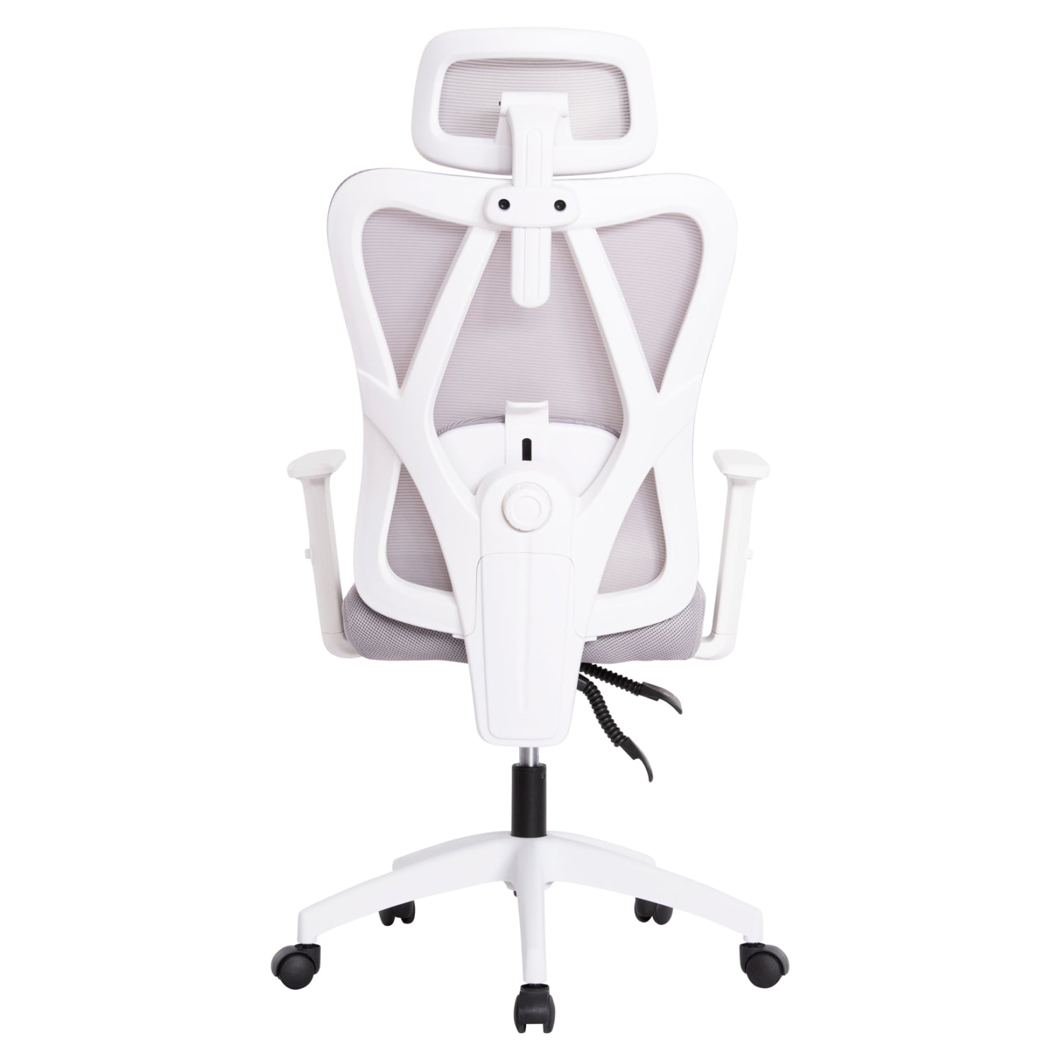 OFFICE CHAIR MEXER HM1195.02 GREY MESH-WHITE PP BASE 68x70x136Hcm.