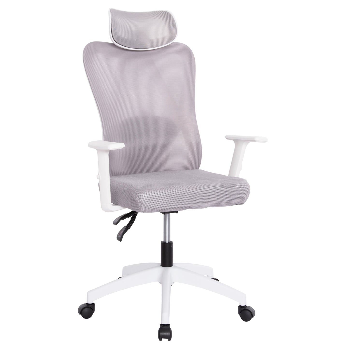OFFICE CHAIR MEXER HM1195.02 GREY MESH-WHITE PP BASE 68x70x136Hcm.