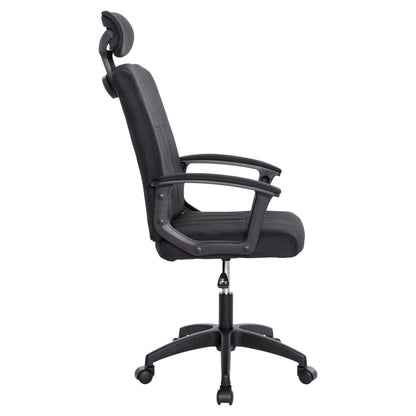 OFFICE CHAIR NIMBLE HM1199.11 BLACK FABRIC-BLACK FRAME AND BASE 59x64x122Hcm.