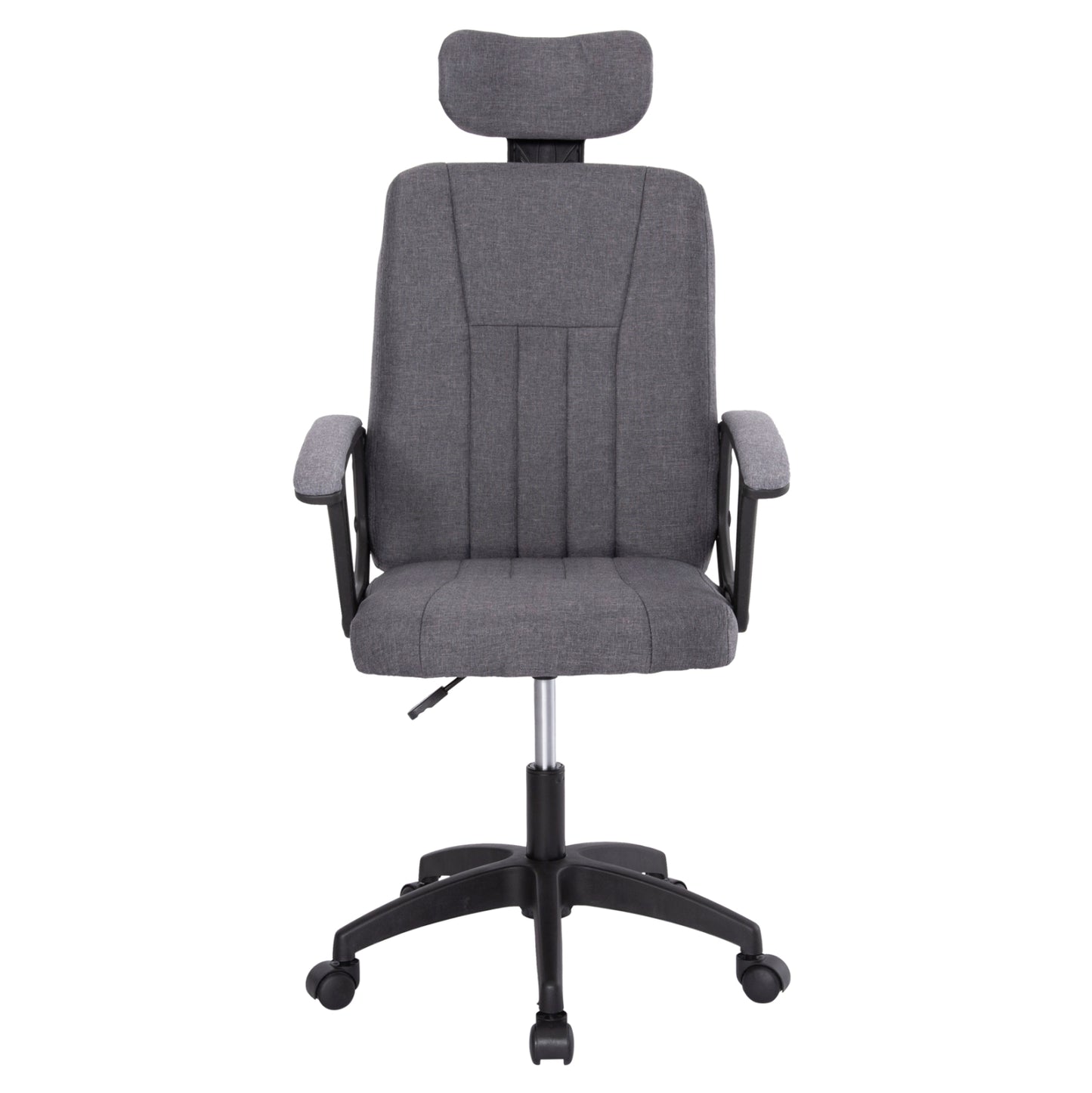 OFFICE CHAIR NIMBLE HM1199.12 GREY FABRIC-BLACK FRAME AND BASE 59x64x122Hcm.