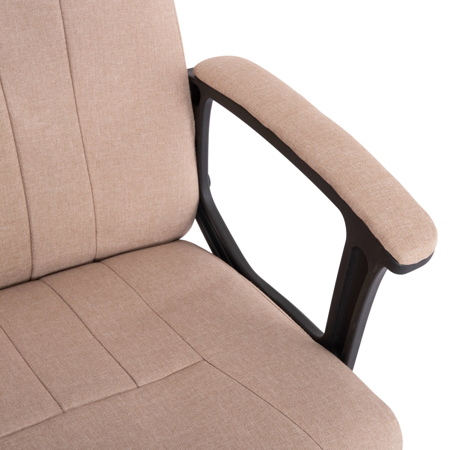 OFFICE CHAIR NIMBLE HM1199.13 KHAKI FABRIC-BLACK FRAME AND BASE 59x64x122Hcm.