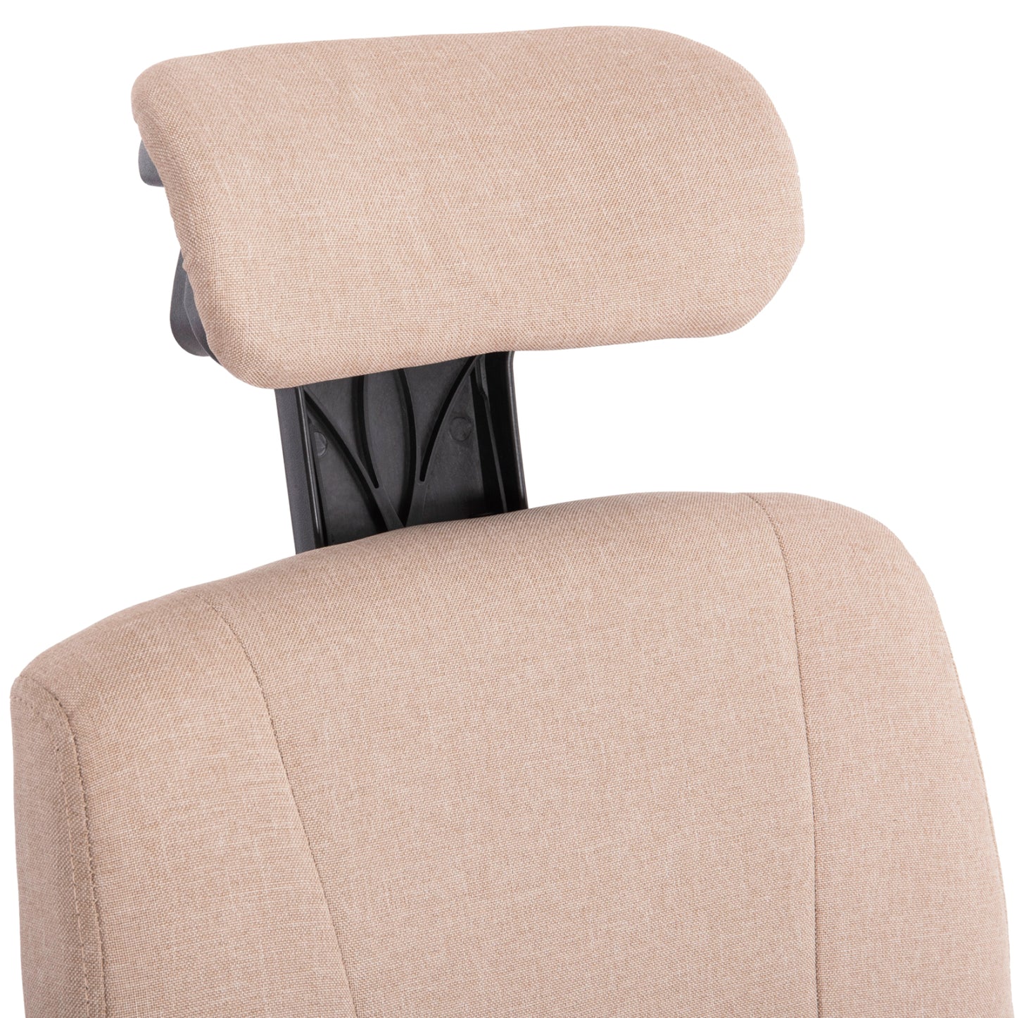 OFFICE CHAIR NIMBLE HM1199.13 KHAKI FABRIC-BLACK FRAME AND BASE 59x64x122Hcm.
