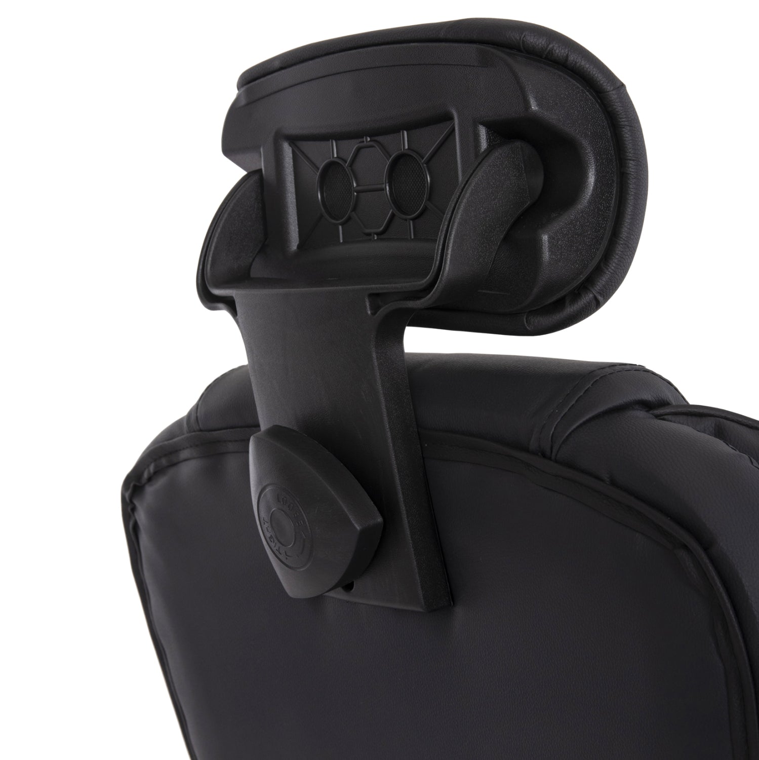OFFICE CHAIR OCTAVIUS HM1202 BLACK PVC- CHROMED METAL BASE 63x73x129Hcm.