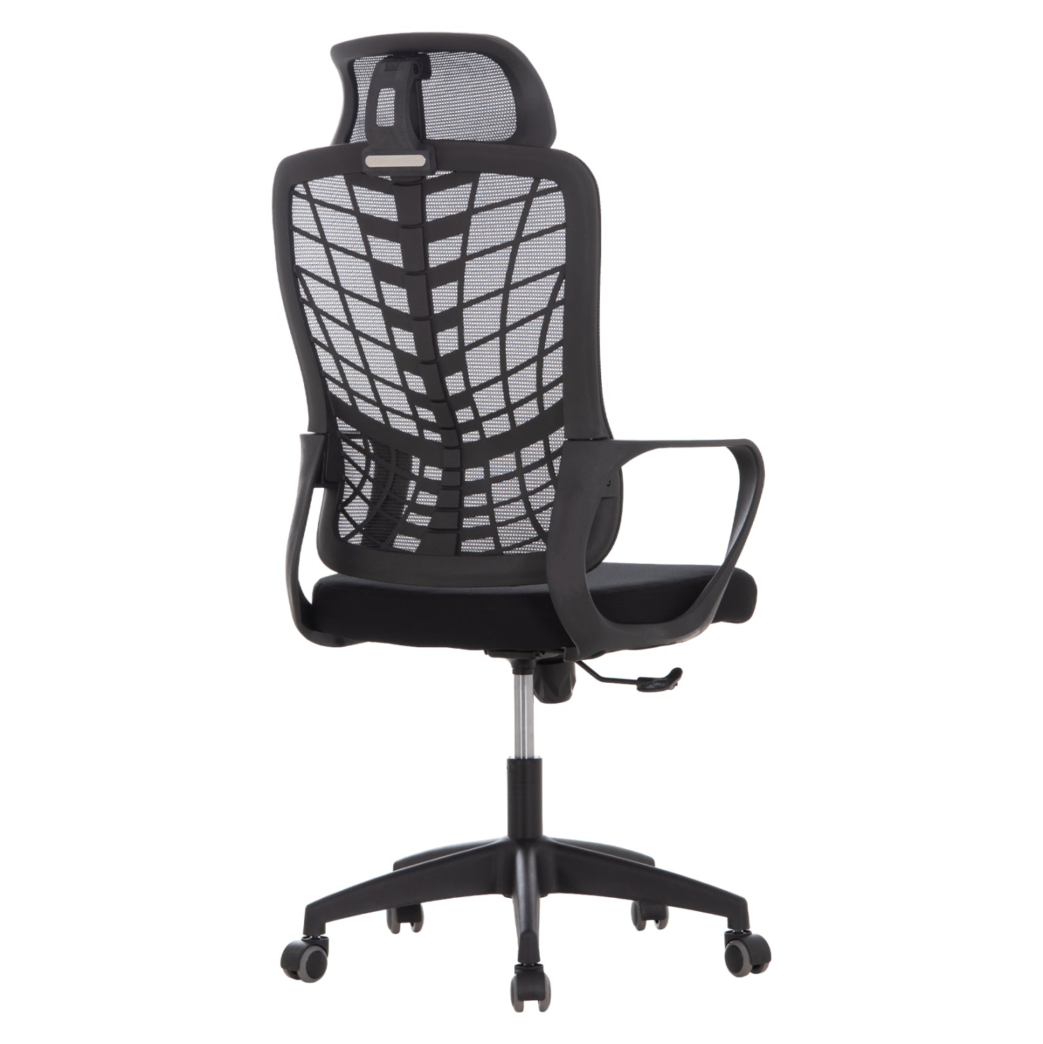 OFFICE CHAIR ELVAR HM1219.01 BLACK MESH--POLYPROPYLENE BASE 63x56x125Hcm.