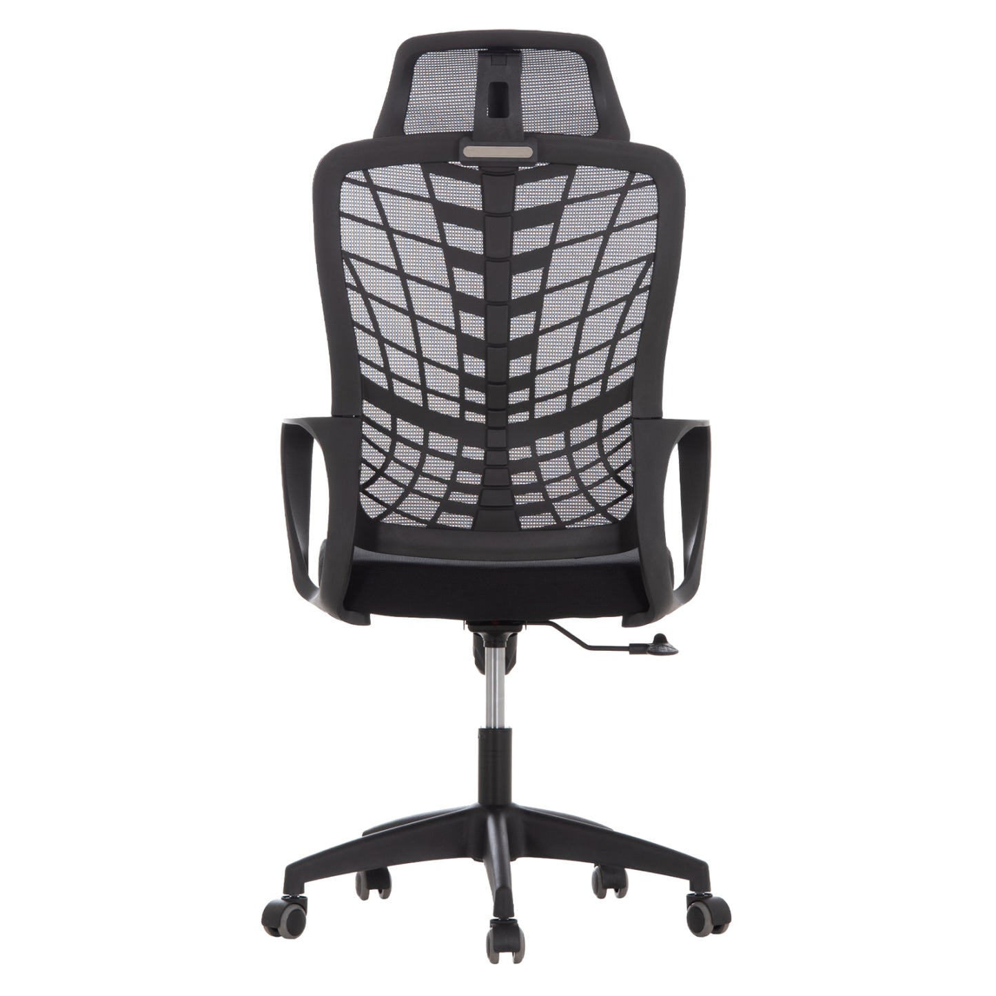 OFFICE CHAIR ELVAR HM1219.01 BLACK MESH--POLYPROPYLENE BASE 63x56x125Hcm.