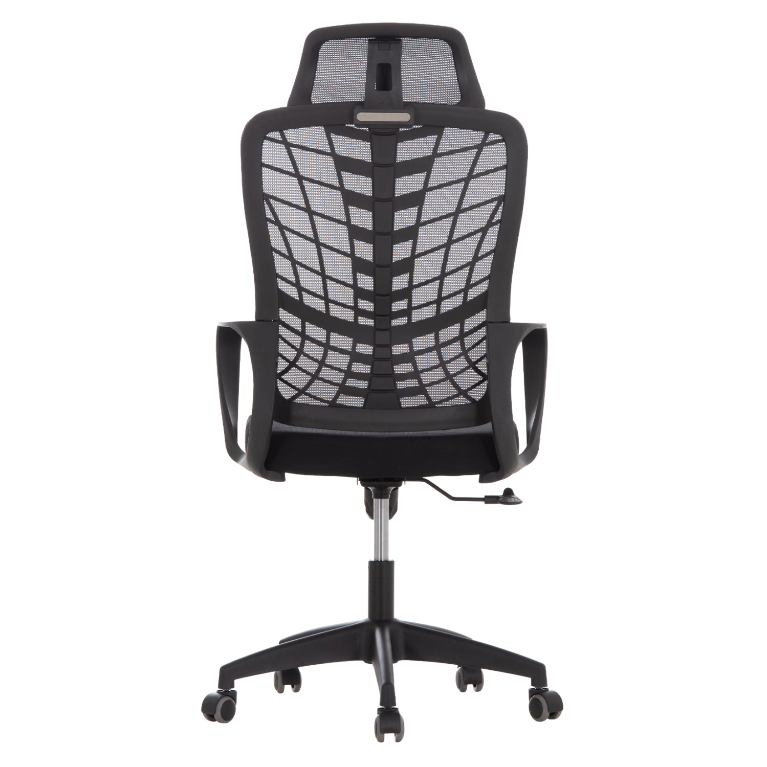 OFFICE CHAIR ELVAR HM1219.01 BLACK MESH--POLYPROPYLENE BASE 63x56x125Hcm.