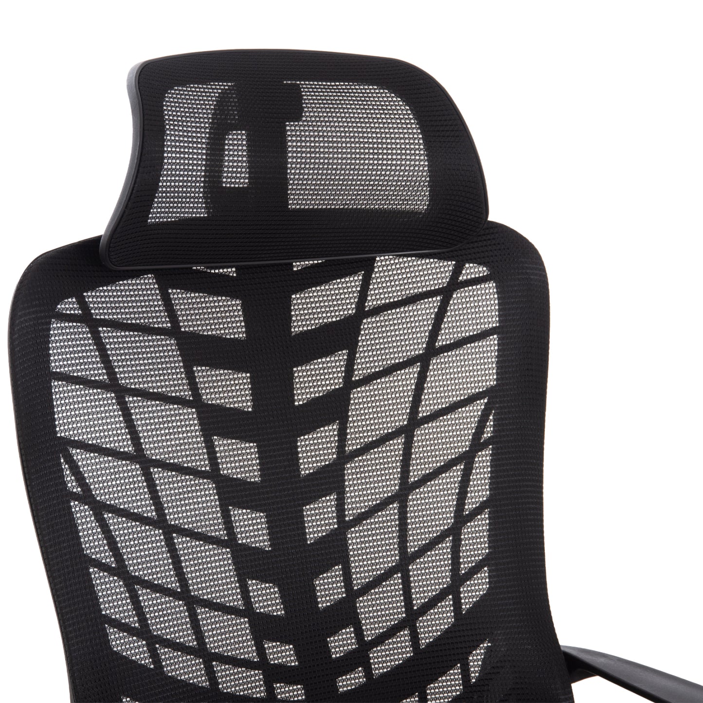 OFFICE CHAIR ELVAR HM1219.01 BLACK MESH--POLYPROPYLENE BASE 63x56x125Hcm.