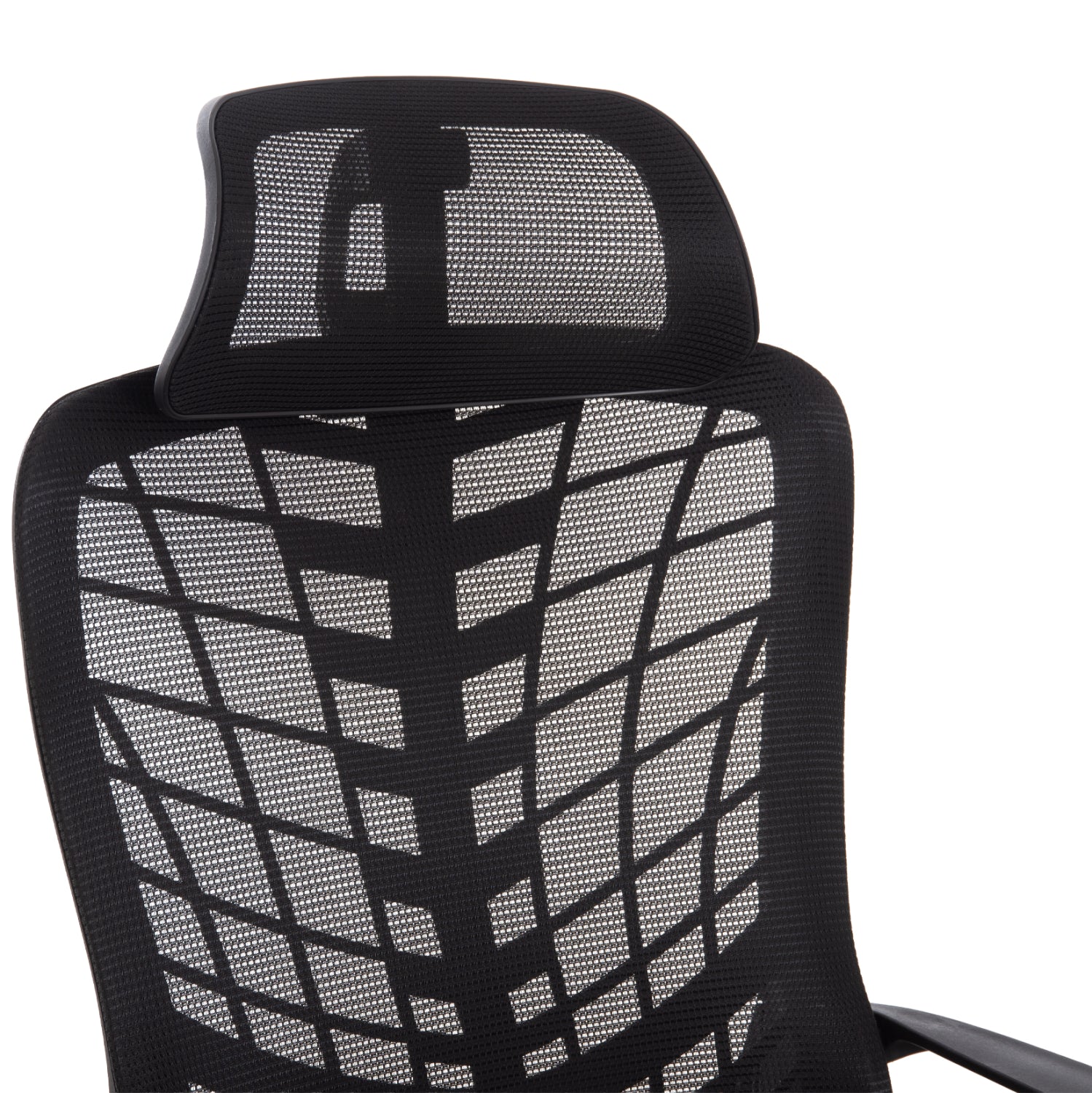 OFFICE CHAIR ELVAR HM1219.01 BLACK MESH--POLYPROPYLENE BASE 63x56x125Hcm.