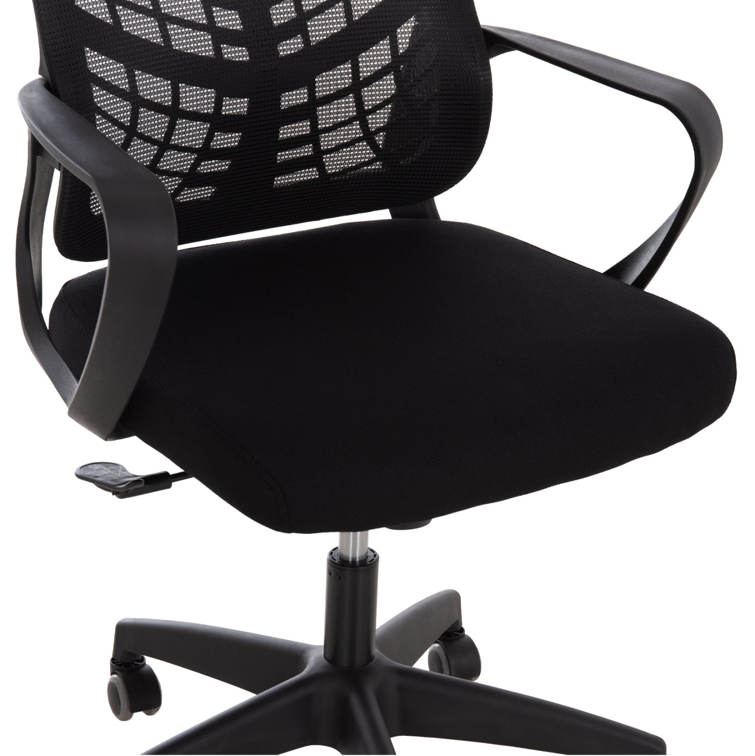 OFFICE CHAIR ELVAR HM1219.01 BLACK MESH--POLYPROPYLENE BASE 63x56x125Hcm.