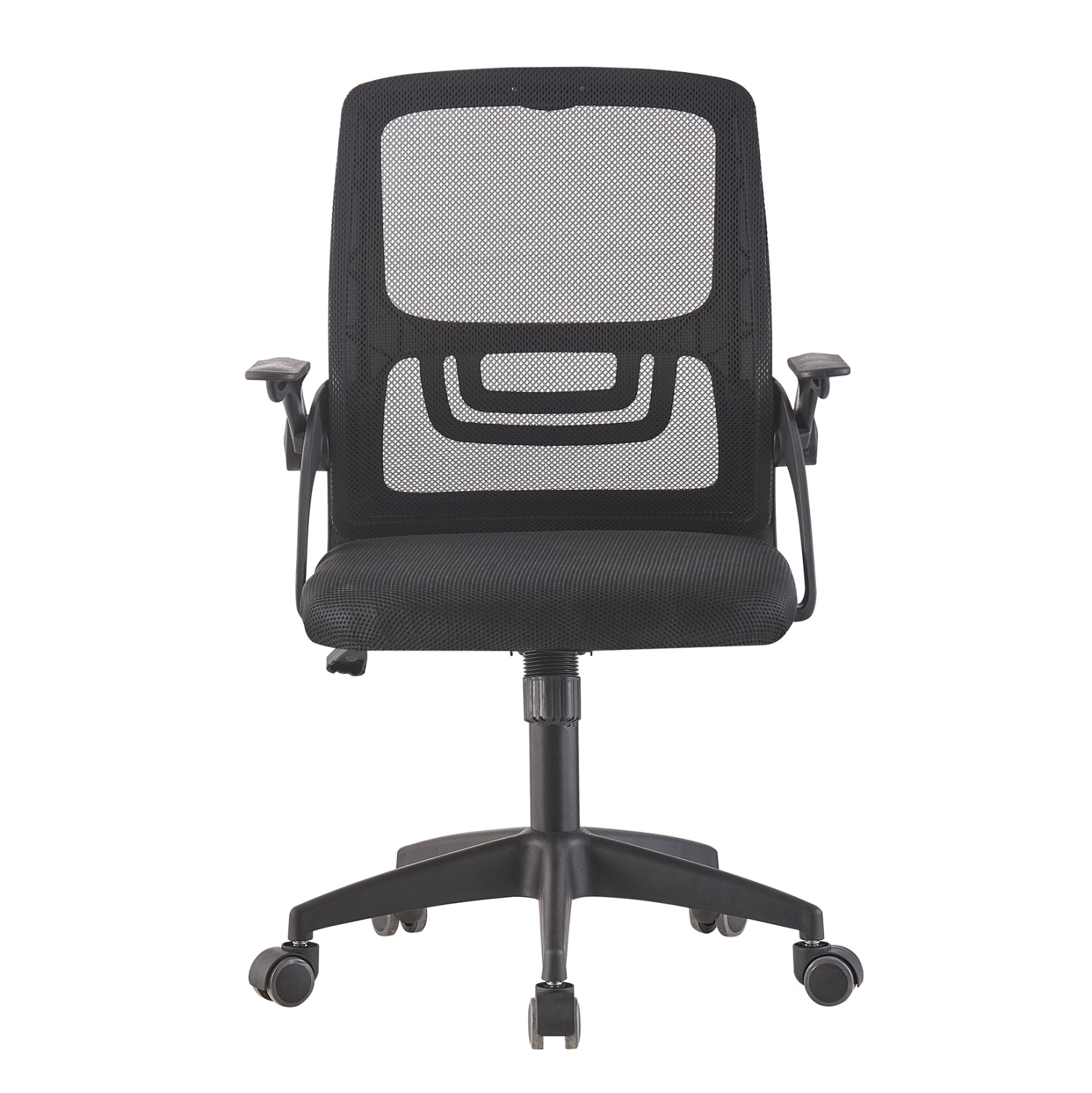 OFFICE CHAIR NETTIS HM1220.01 BLACK MESH--POLYPROPYLENE BASE 47x47x109-119Hcm
