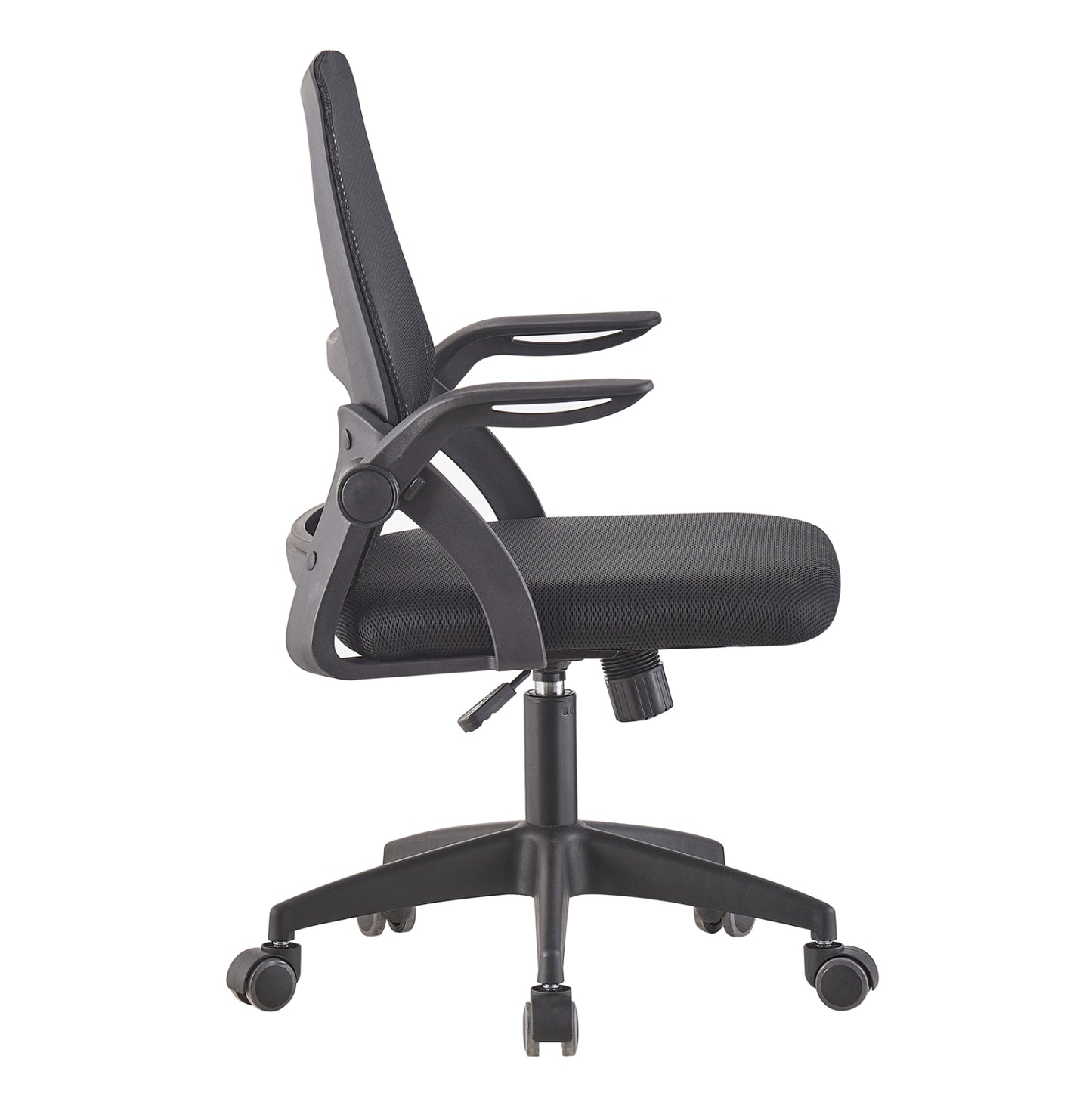 OFFICE CHAIR NETTIS HM1220.01 BLACK MESH--POLYPROPYLENE BASE 47x47x109-119Hcm
