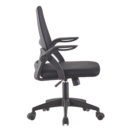 OFFICE CHAIR NETTIS HM1220.01 BLACK MESH--POLYPROPYLENE BASE 47x47x109-119Hcm