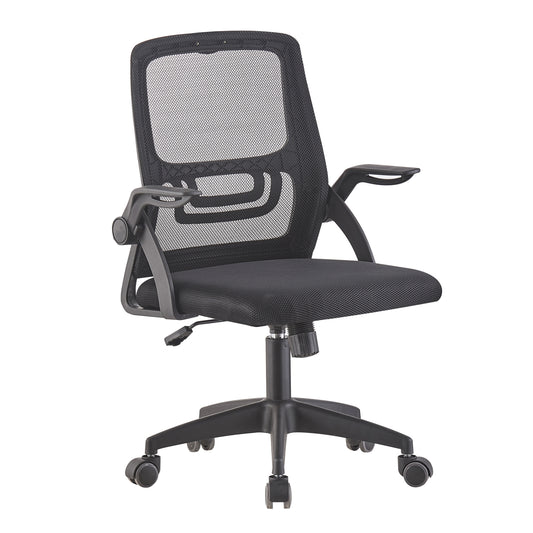 OFFICE CHAIR NETTIS HM1220.01 BLACK MESH--POLYPROPYLENE BASE 47x47x109-119Hcm