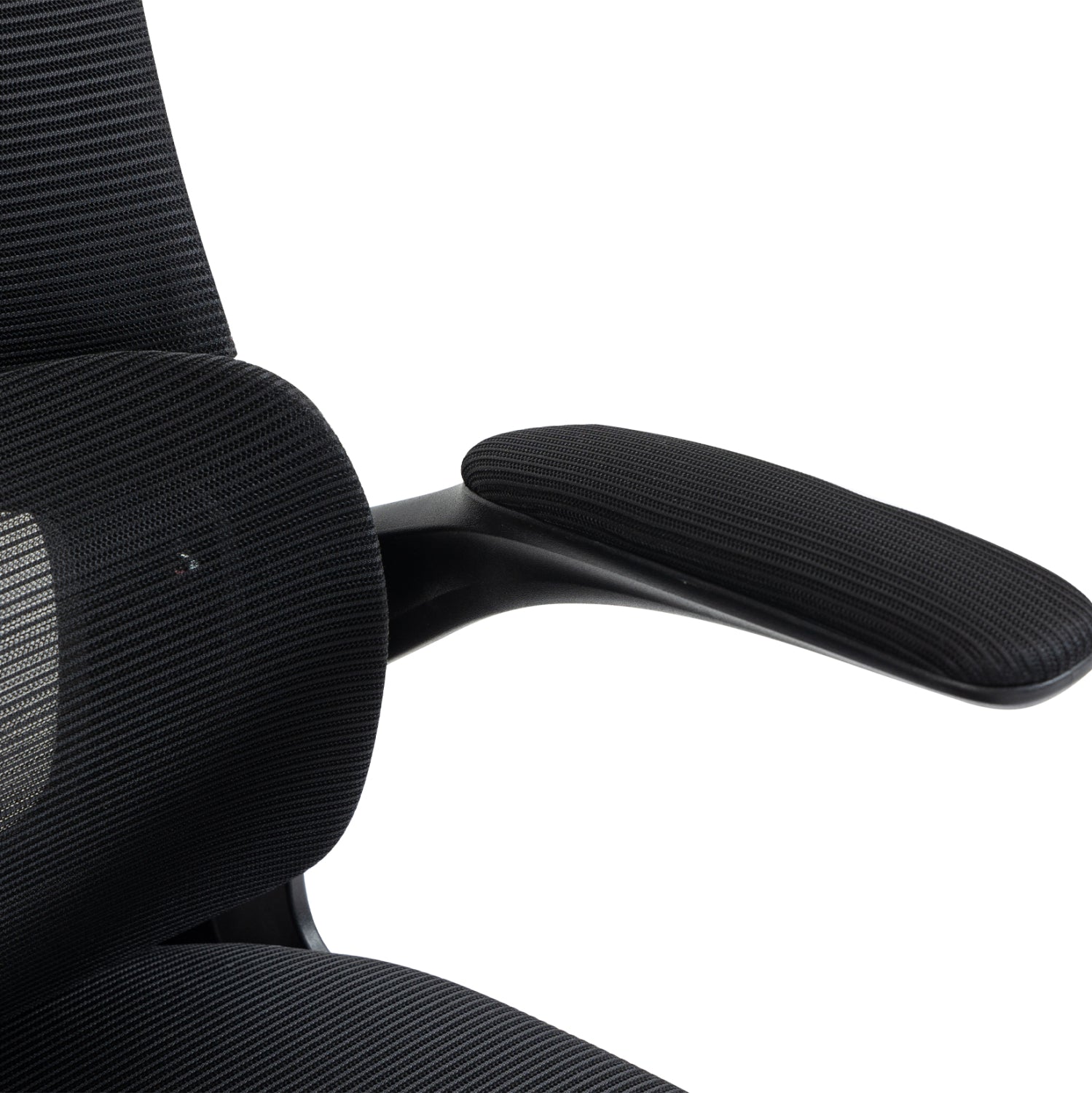 OFFICE CHAIR KESI HM1222.01 BLACK MESH FABRIC & PP 52x50x122Hcm.