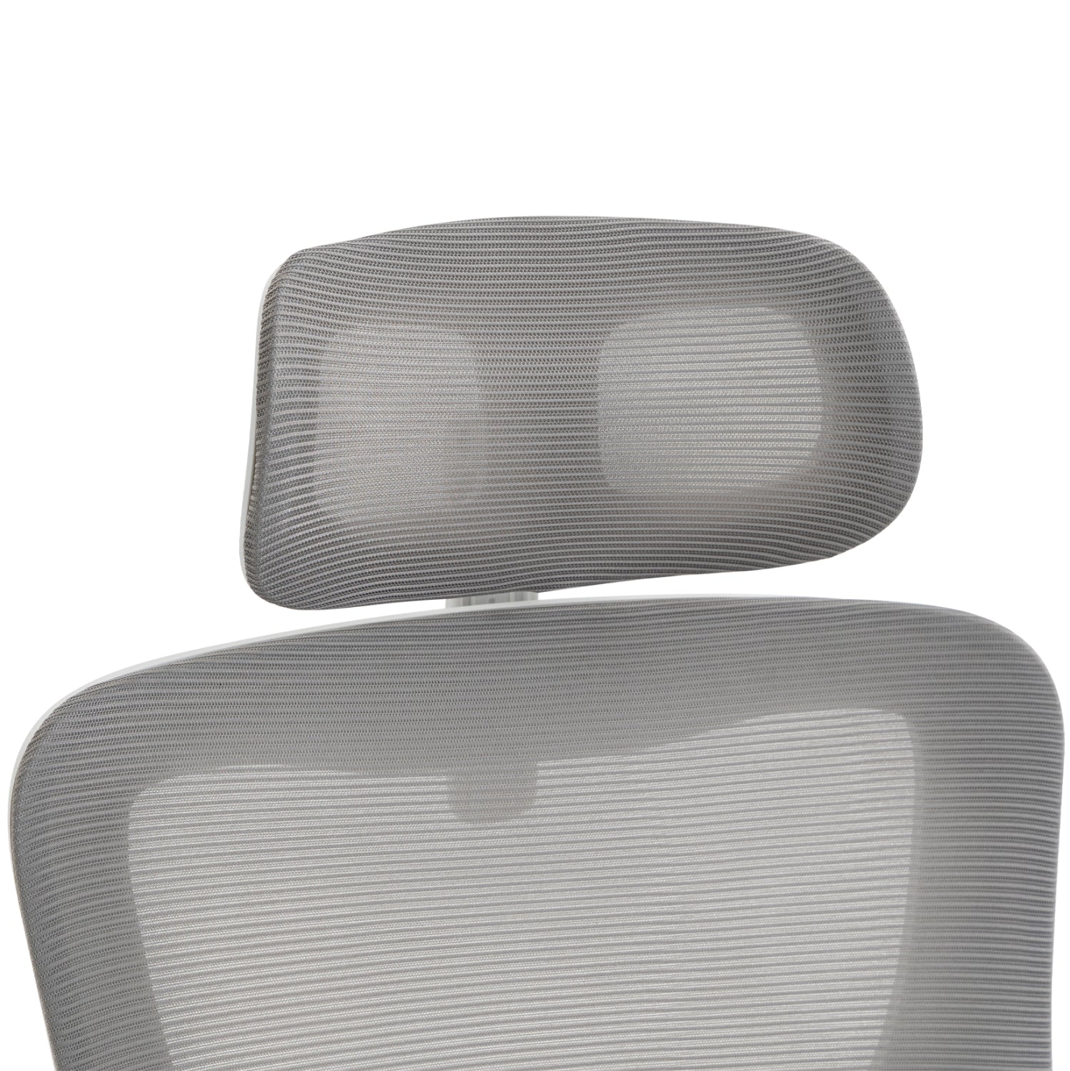 OFFICE CHAIR KESI HM1222.02 LIGHT GREY MESH FABRIC--WHITE PP 52x50x122Hcm.