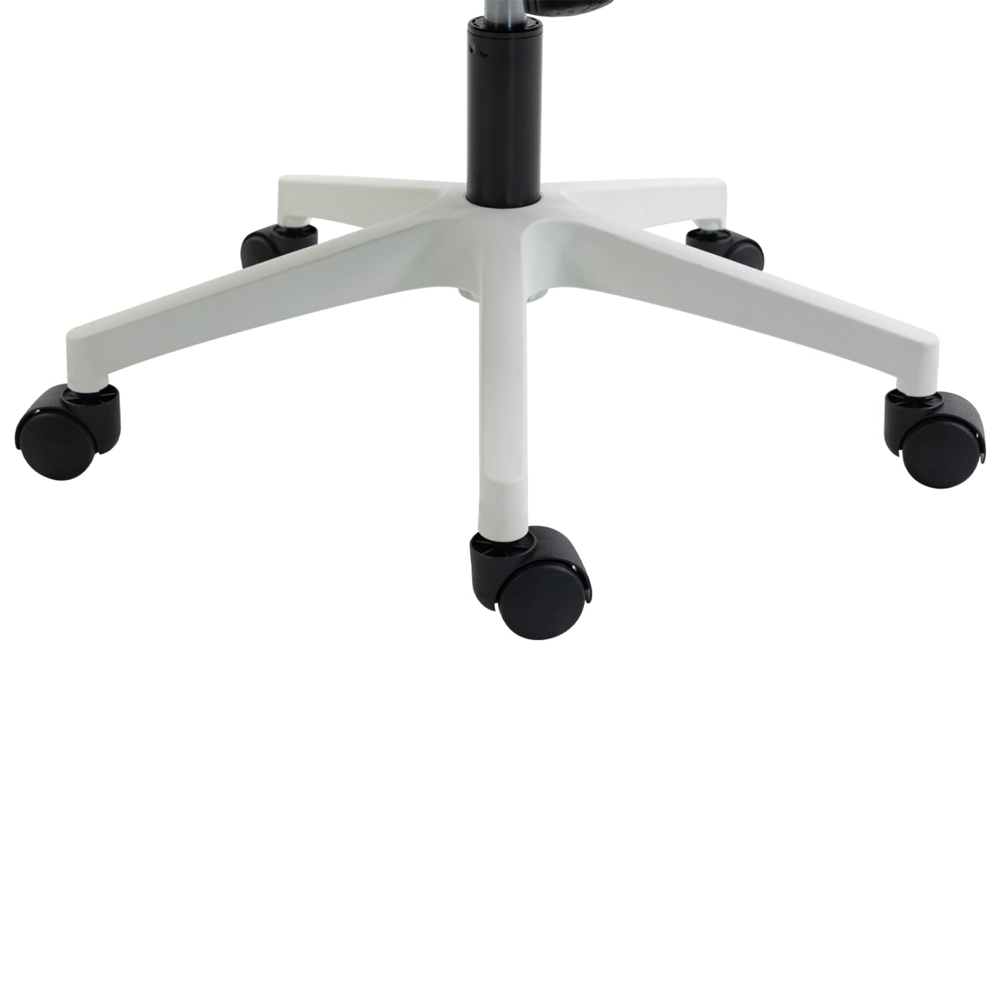 OFFICE CHAIR KESI HM1222.02 LIGHT GREY MESH FABRIC--WHITE PP 52x50x122Hcm.