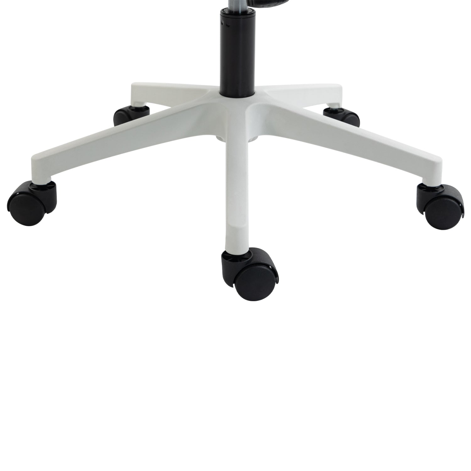 OFFICE CHAIR KESI HM1222.02 LIGHT GREY MESH FABRIC--WHITE PP 52x50x122Hcm.