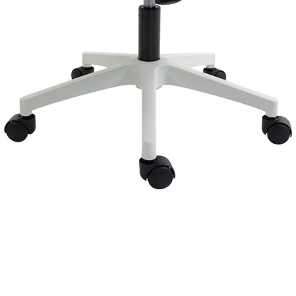 OFFICE CHAIR KESI HM1222.02 LIGHT GREY MESH FABRIC--WHITE PP 52x50x122Hcm.