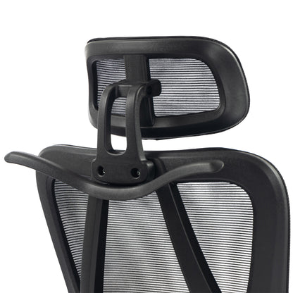 OFFICE CHAIR FRANTIC HM1224.01 BLACK MESH & POLYPROPYLENE 60x60x134Hcm.