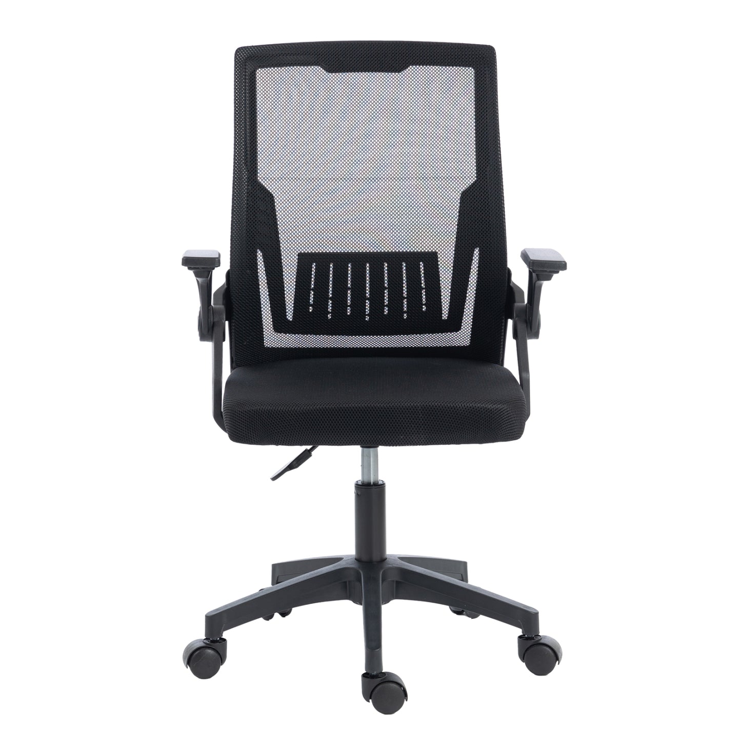 OFFICE CHAIR ZENITH HM1225.01 PP & MESH IN BLACK 60x60x92-100Hcm