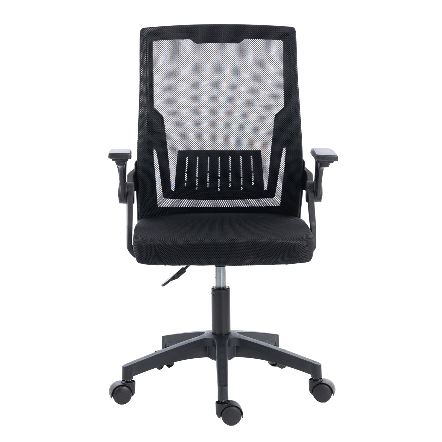 OFFICE CHAIR ZENITH HM1225.01 PP & MESH IN BLACK 60x60x92-100Hcm