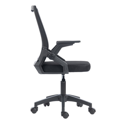 OFFICE CHAIR ZENITH HM1225.01 PP & MESH IN BLACK 60x60x92-100Hcm
