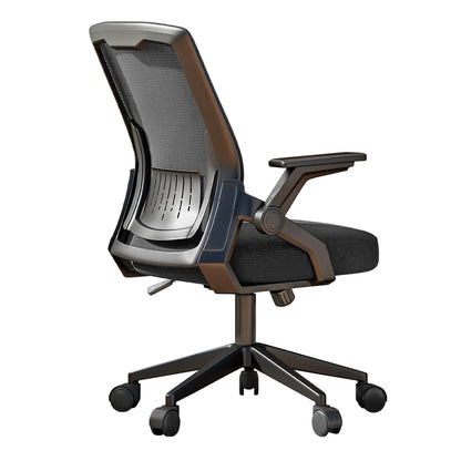 OFFICE CHAIR ZENITH HM1225.01 PP & MESH IN BLACK 60x60x92-100Hcm