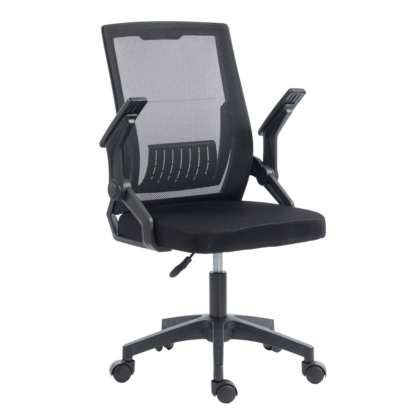 OFFICE CHAIR ZENITH HM1225.01 PP & MESH IN BLACK 60x60x92-100Hcm