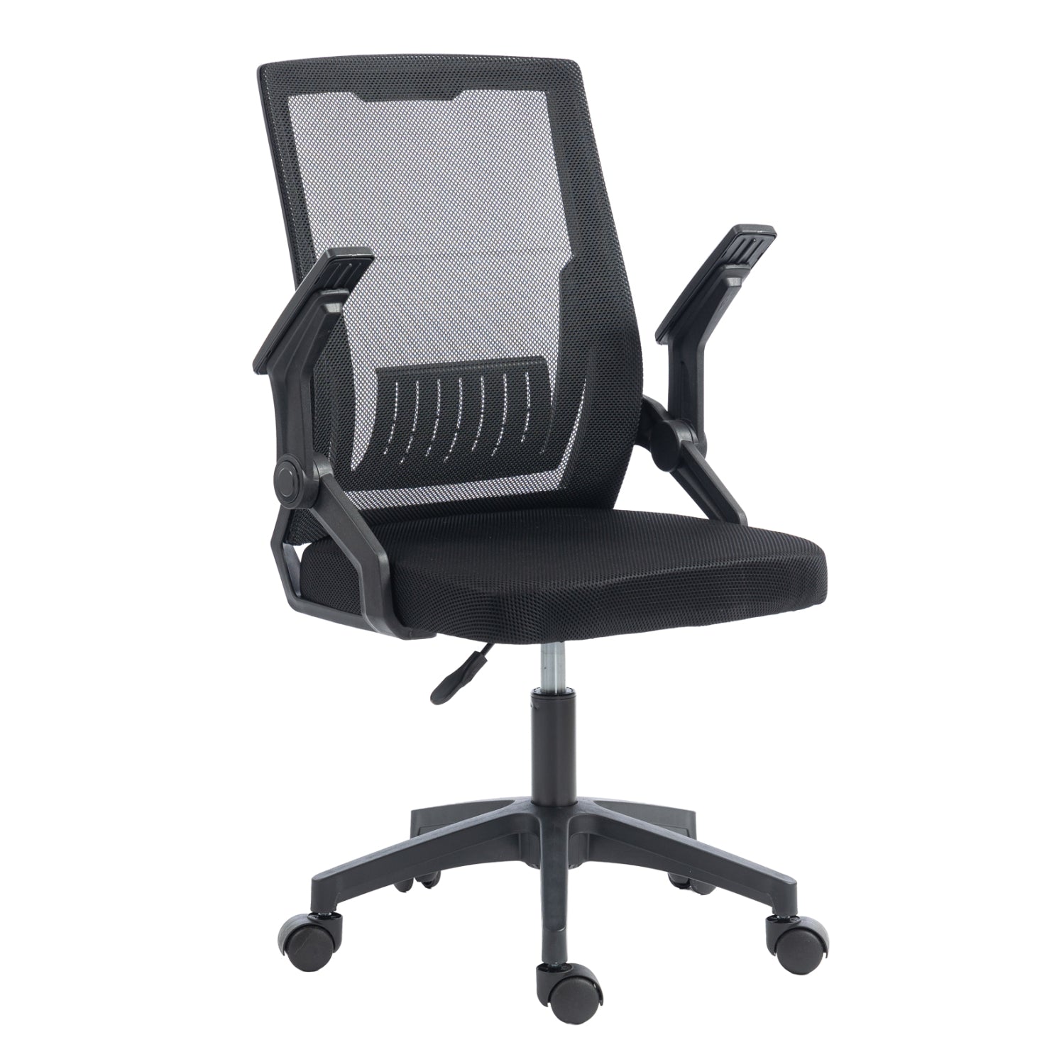 OFFICE CHAIR ZENITH HM1225.01 PP & MESH IN BLACK 60x60x92-100Hcm
