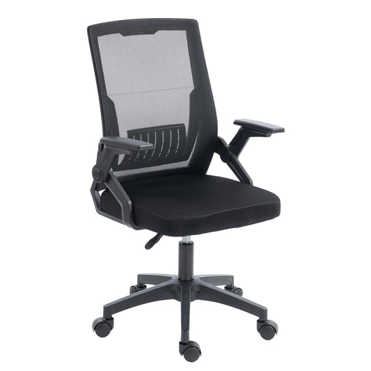 OFFICE CHAIR ZENITH HM1225.01 PP & MESH IN BLACK 60x60x92-100Hcm