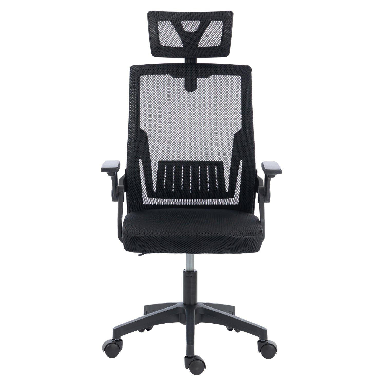 OFFICE CHAIR MATRON HM1226.01 BLACK PP & MESH FABRIC 47x47x128Hcm.