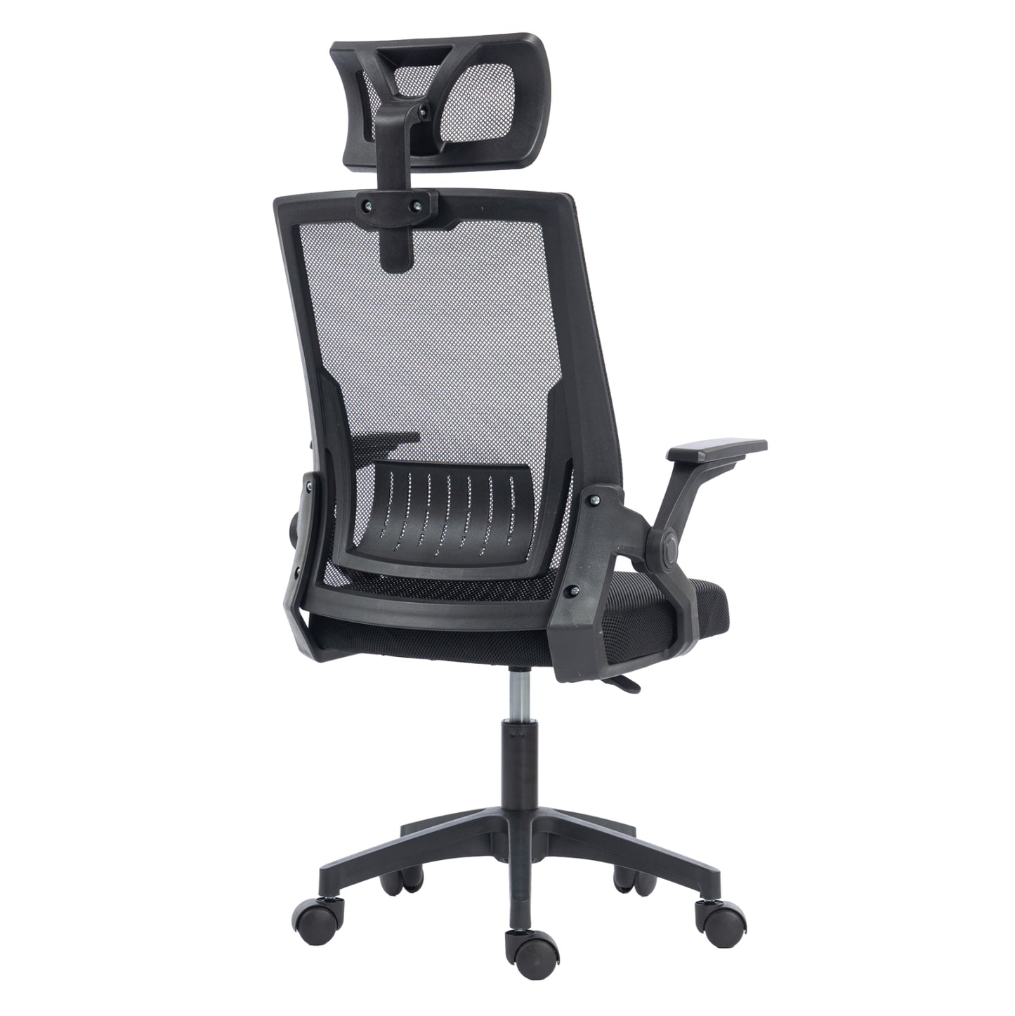 OFFICE CHAIR MATRON HM1226.01 BLACK PP & MESH FABRIC 47x47x128Hcm.