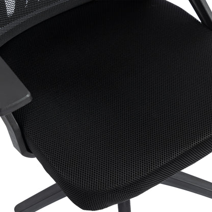OFFICE CHAIR MATRON HM1226.01 BLACK PP & MESH FABRIC 47x47x128Hcm.