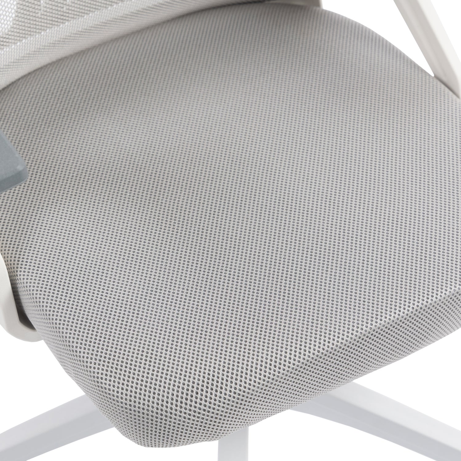 OFFICE CHAIR MATRON HM1226.02 WHITE PP--LIGHT GREY MESH FABRIC 47x47x128Hcm.