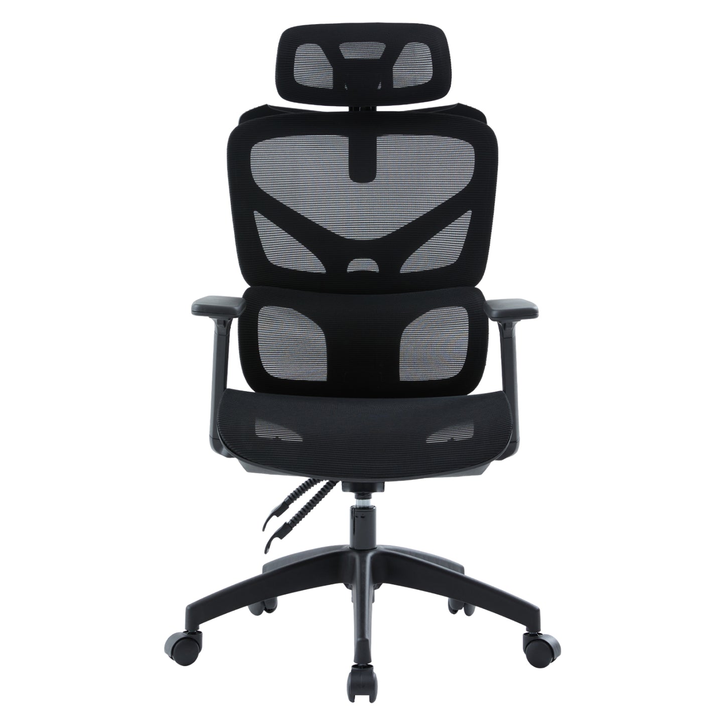 OFFICE CHAIR APEX HM1227.01 BLACK MESH FABRIC & PP 68x68x120-130Hcm.