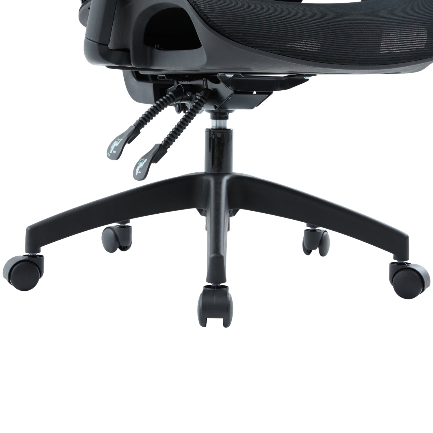 OFFICE CHAIR APEX HM1227.01 BLACK MESH FABRIC & PP 68x68x120-130Hcm.