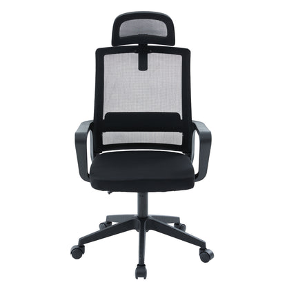OFFICE CHAIR VELOCITY HM1229.01 BLACK PP & MESH FABRIC 61x62x123Hcm.