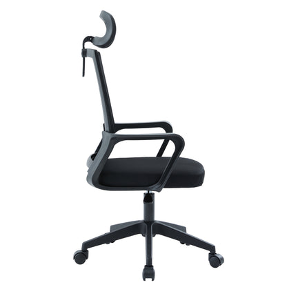 OFFICE CHAIR VELOCITY HM1229.01 BLACK PP & MESH FABRIC 61x62x123Hcm.