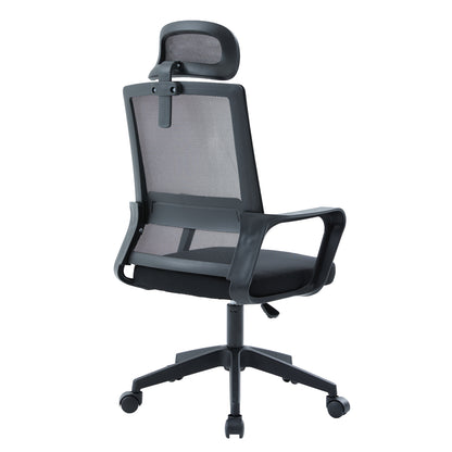 OFFICE CHAIR VELOCITY HM1229.01 BLACK PP & MESH FABRIC 61x62x123Hcm.