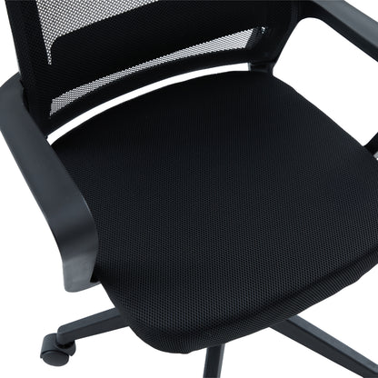 OFFICE CHAIR VELOCITY HM1229.01 BLACK PP & MESH FABRIC 61x62x123Hcm.