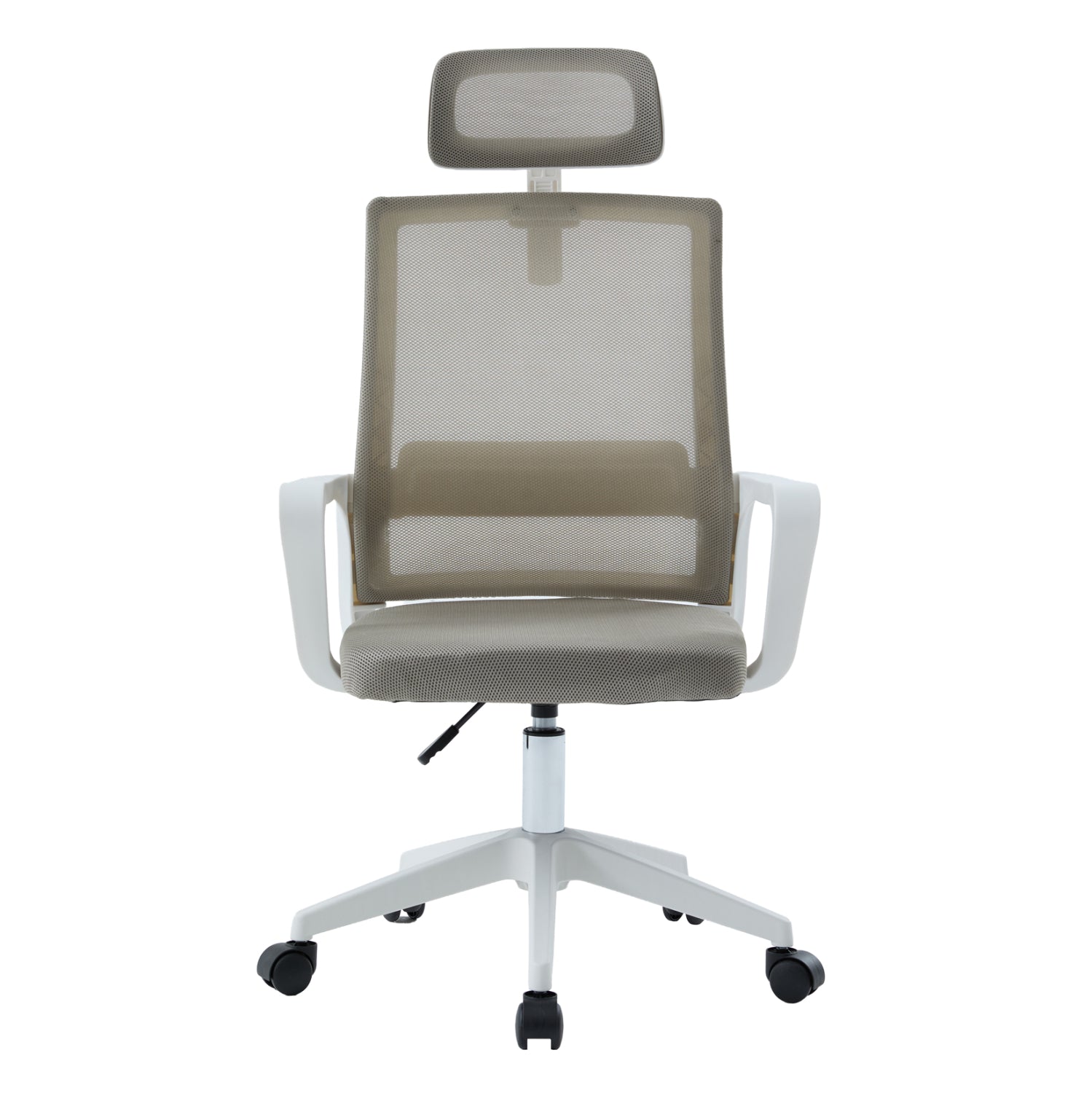 OFFICE CHAIR VELOCITY HM1229.02 WHITE PP--LIGHT GREY MESH FABRIC 61x62x123Hcm.