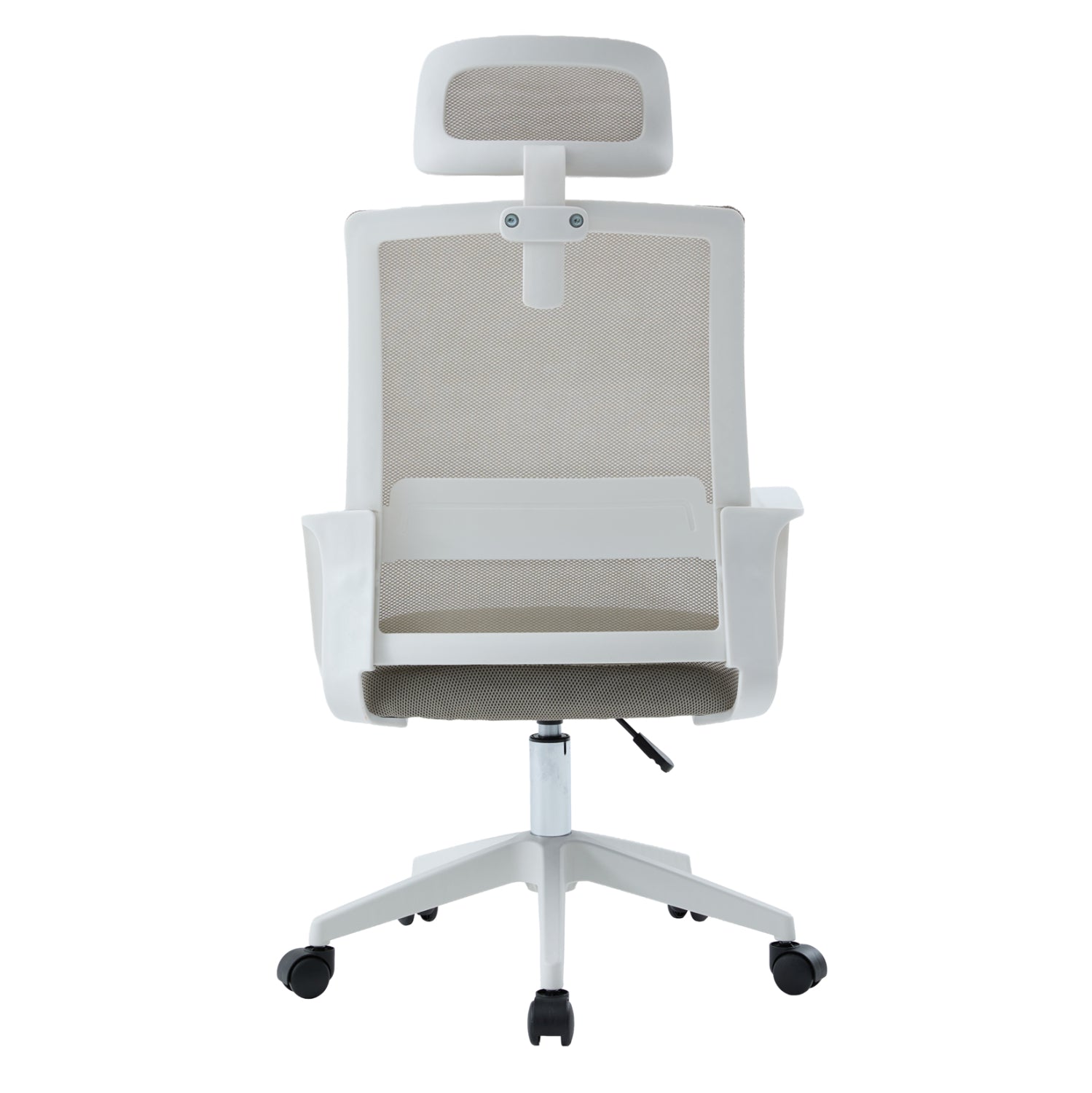 OFFICE CHAIR VELOCITY HM1229.02 WHITE PP--LIGHT GREY MESH FABRIC 61x62x123Hcm.