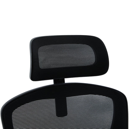 OFFICE CHAIR FLOATER HM1230.01 BLACK MESH FABRIC & PP 62x62x106-116Hcm.