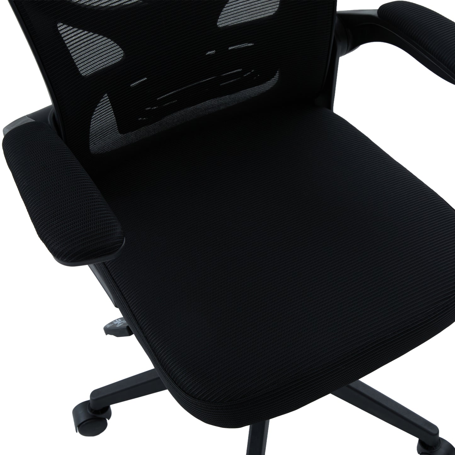 OFFICE CHAIR FLOATER HM1230.01 BLACK MESH FABRIC & PP 62x62x106-116Hcm.