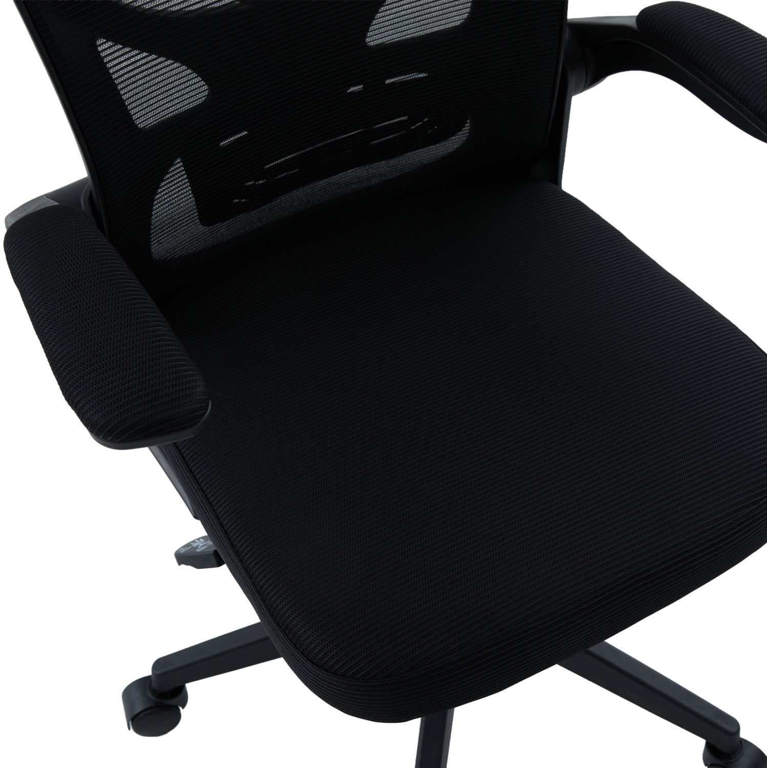 OFFICE CHAIR FLOATER HM1230.01 BLACK MESH FABRIC & PP 62x62x106-116Hcm.