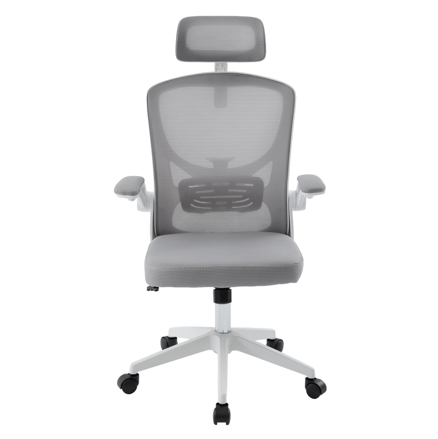 OFFICE CHAIR FLOATER HM1230.02 WHITE PP--LIGHT GREY MESH 62x62x106-116Hcm.
