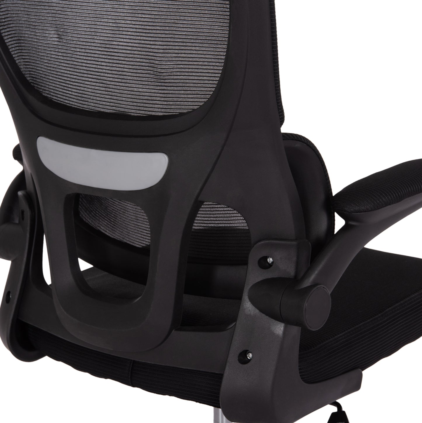 OFFICE CHAIR BASTON HM18236.01 BLACK MESH FABRIC & PP FRAME 64x60x117-127Hcm.