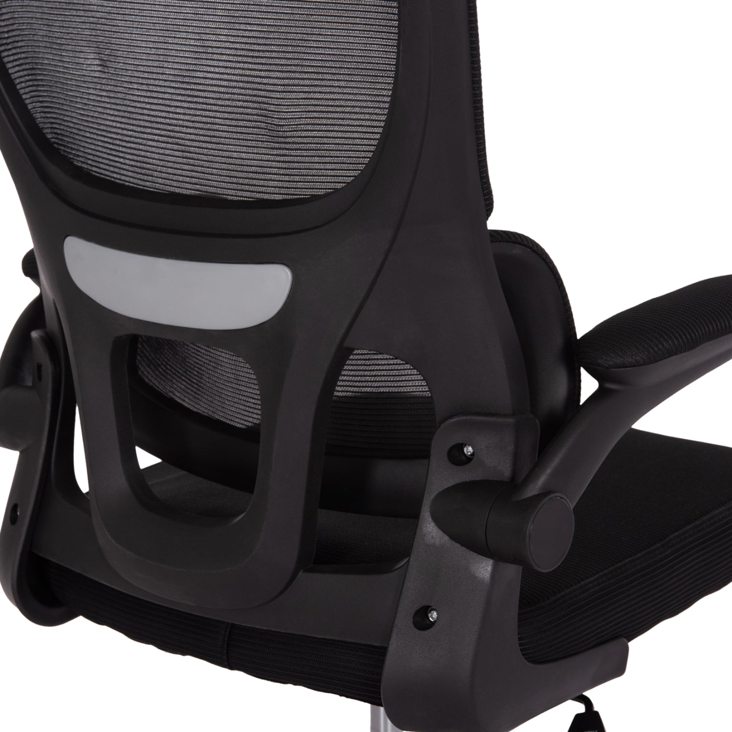 OFFICE CHAIR BASTON HM18236.01 BLACK MESH FABRIC & PP FRAME 64x60x117-127Hcm.