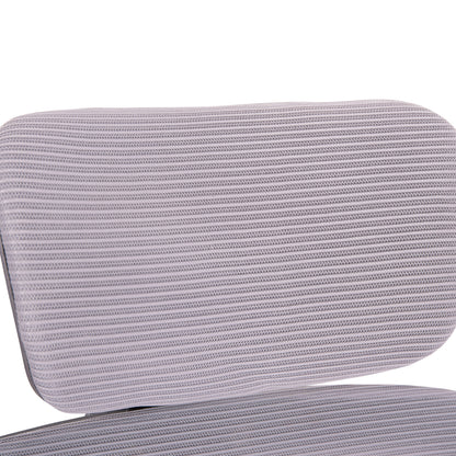 OFFICE CHAIR BASTON HM18236.02 GREY MESH FABRIC & BLACK PP FRAME 64x60x127Hcm.